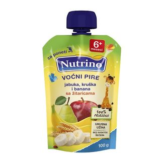 Nutrino pauc jabuka kruska banana zit 100g nutrino