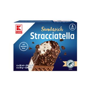 Klc Inghet.Sandwich Stracciatella6X85Ml