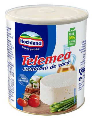 Hochland telemea de vaca in saramura cutie 500 g