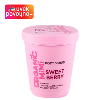 ORGANIC MiMi Piling za telo - SWEET BERRY 250 g 3082150
