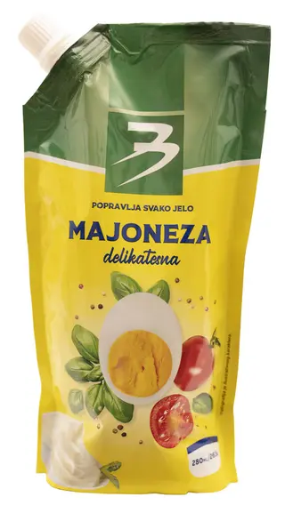 Majoneza 280Ml Bingo Delikates Doypack