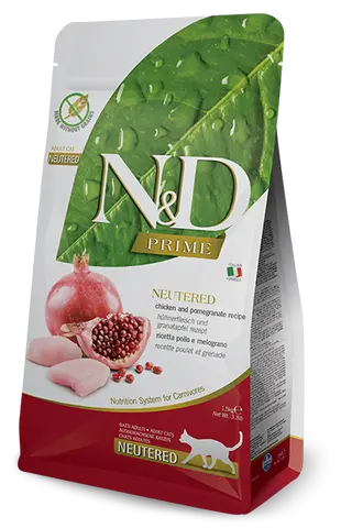 N&D Prime Neutered 1.5kg - piletina i šipak