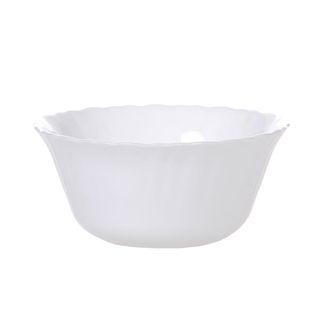 Bol alb din opal pentru supa 17 cm