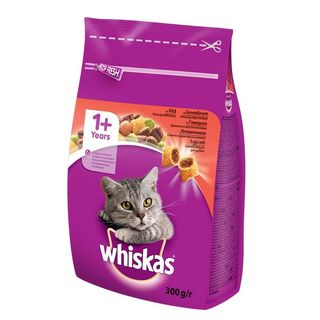Whiskas Croquettes Fourées au Bœuf Chat Adulte 300g