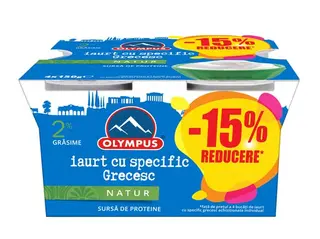 Olympus Iaurt Cu Specific Grecesc, 2% Grasime 4X150G