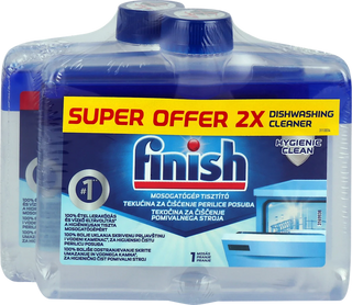 Finish čistilo perilice posuđa 2x250ml 403875