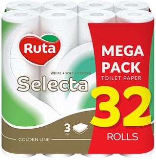 RUTA Hartie igienica Selecta 3str 32role 