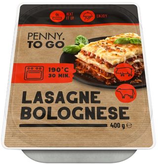 PENNY To Go Lasagna bolognese 1 kg