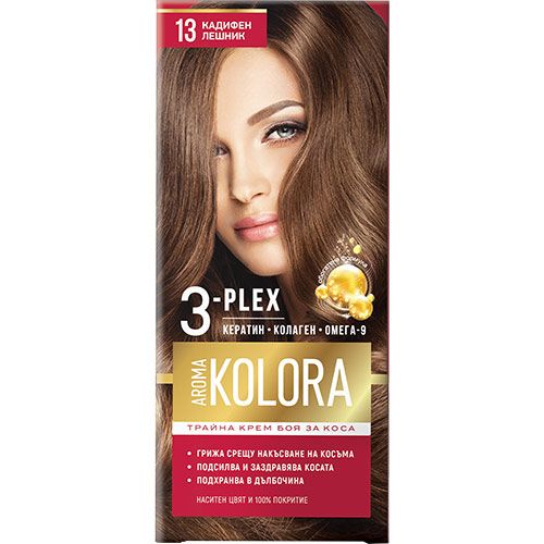 Aroma Kolora боя за коса Кадифен Лешник