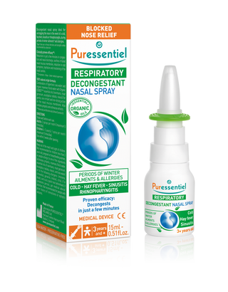 Spray nazal hipertonic decongestionant,15 ml,Puressentiel