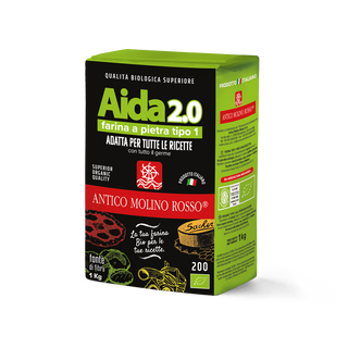 Faina "all-purpose" semi-integrala ECO Aida 2.0 din grau moale Tip 1, 1kg