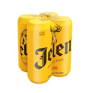 Jelen svetlo pivo 0,5l (4x0,5l)