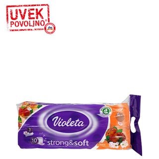 Violeta toalet papir breskva 3-slojni 10/1