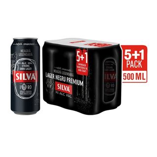 Bere bruna Silva Strong, 6 x 0.5 l