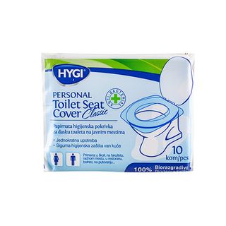 HIGY Higijenska zaštitna navlaka za wc dasku, 10 kom
