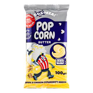 BOOMZA Popcorn microundă cu unt 100g