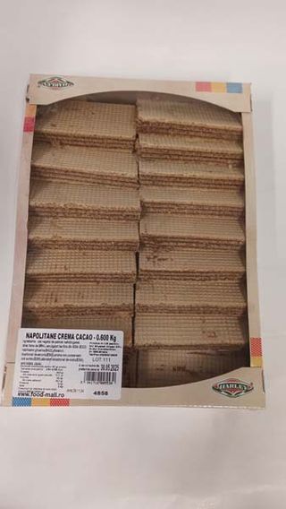 Napolitane Cu Crema De Cacao Harley, 600g