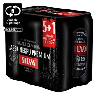 Silva Dark Strong 7% Ep16 6X0,5L 5+1 Doza