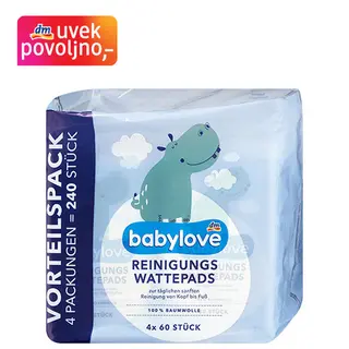 babylove Tupferi za čišćenje, 4x60kom 240 kom 1558087