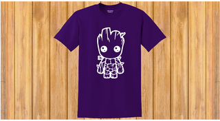 GROO ljubičasta majica muška t-shirt