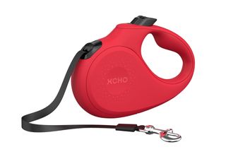 Lesa retractabila pentru caini Xcho 5M Banda M Rosu