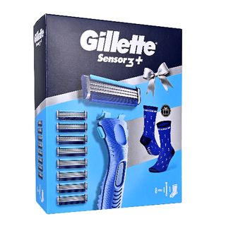 Gillette Мъжки комплект самобрасначка Sensor3,3ножчета,чорапи 1 БР / 38956417