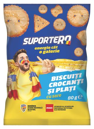 SuporteRO Biscuiti plati cu sare 80 g