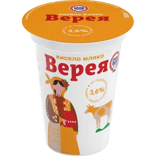 Верея Кисело мляко БДС 3,6% 400 ГР / 38908611