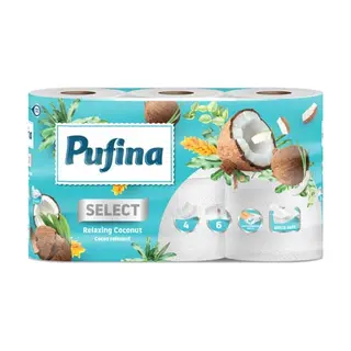 Pufina Lux Hartie Ig Cocos 4 Str 6 Role