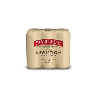 Staročeško lager svijetlo pivo 0,5 l