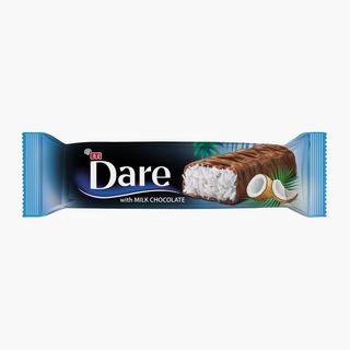 Dare, Baton cu glazură de ciocolată cu lapte și interior cu nucă de cocos, 28g