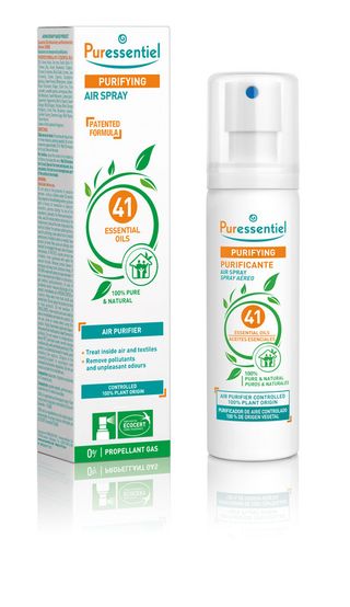 Spray pentru purificarea aerului,cu 41 de uleiuri esentiale,75ml,Puressentiel