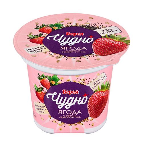 Верея Чудно йогурт ягода, овес,чиа