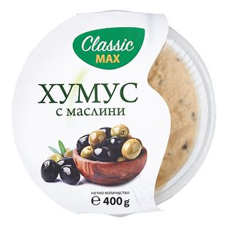 Classic Max Хумус с маслини 400г / 00106425