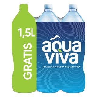 Voda Aqua Viva 1.5L 5+1Gratis