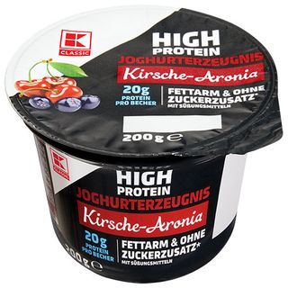 KLC Високопротеинов йогурт череша и арония 200 г / 20785665