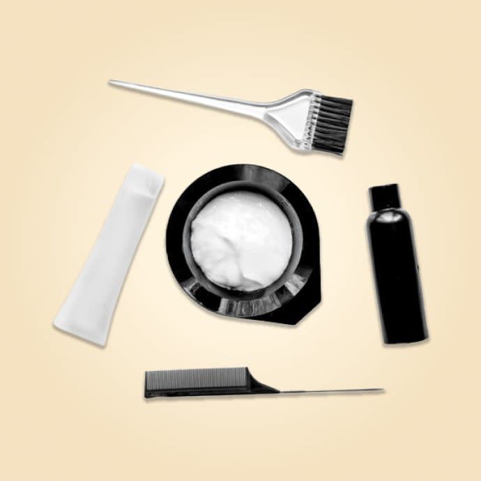 Vopsea de păr și oxidant