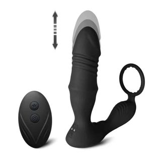 Stimulator prostata Thrusting One Ring Black LUX25005
