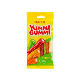 P Yummi Gummi Jeleuri Twists 70G