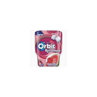 Orbit Refresher's guma de mestecat fara zahar aroma cu pepene si zmeura 67g