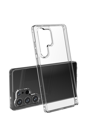 Capac Protectie Spate Cellara Colectia Crystal Pentru Samsung Galaxy S25 Ultra 5G - Transparent,CL78632