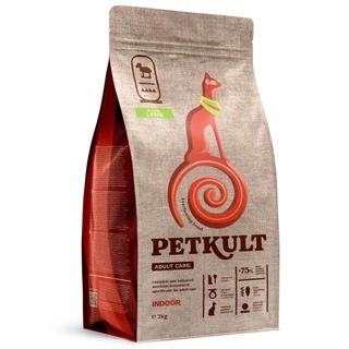 Hrana uscata pentru pisici Petkult Cat Adult Indoor Miel 2kg