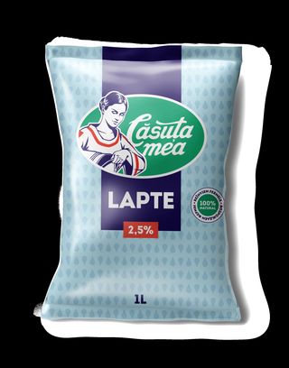 Căsuța Mea Lapte 2.5%, 1l