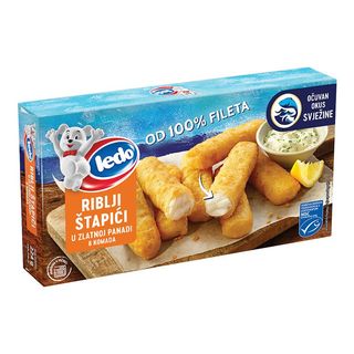 RIBLJI ŠTAPIĆI ZLATNA PANADA 224 g LEDO