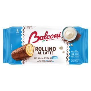 Rollino Milk - punjeni mekani biskvit 222 g