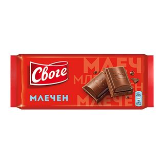 Своге млечен шоколад 80г / 00110607