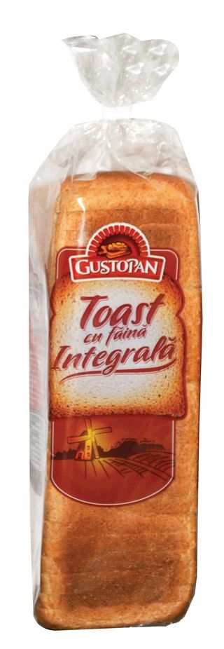 Gustopan Toast cu faina integrala 600 g