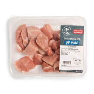 Gulas de porc ATM Carrefour La Piata 500g