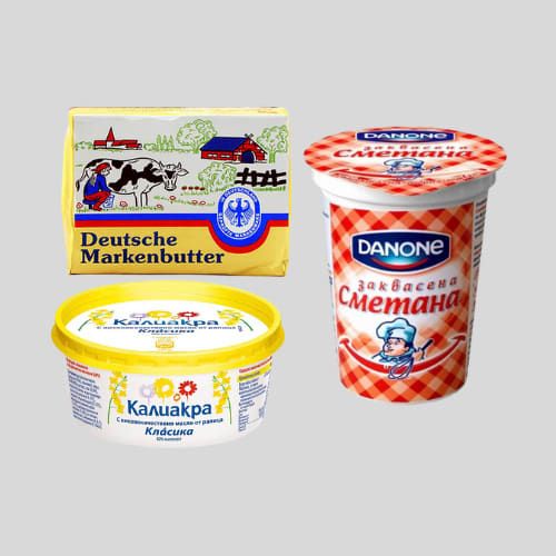 МАСЛО, СМЕТАНА И МАРГАРИН