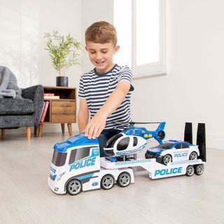 HTI TEAMSTERZ XL Полицейски камион с кола и хеликоптер -193660